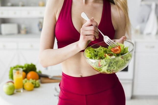 Φάτε σαλάτα λαχανικών για απώλεια βάρους