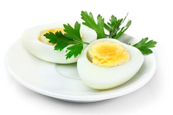 βραστό αυγό για απώλεια βάρους την εβδομάδα κατά 7 κιλά